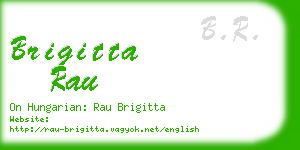 brigitta rau business card